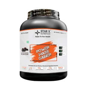 StarX Nutrition Power Mass Gainer 3kg + Star X Nutrition Gut Power 60 Serving